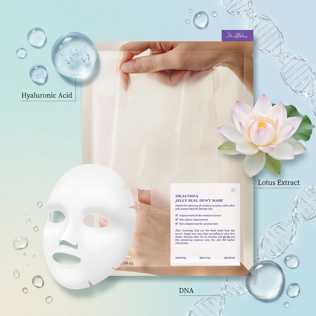 Dr. Althea Jelly Seal Dewy Mask Hydrate & Restore Balance 4 Sheets