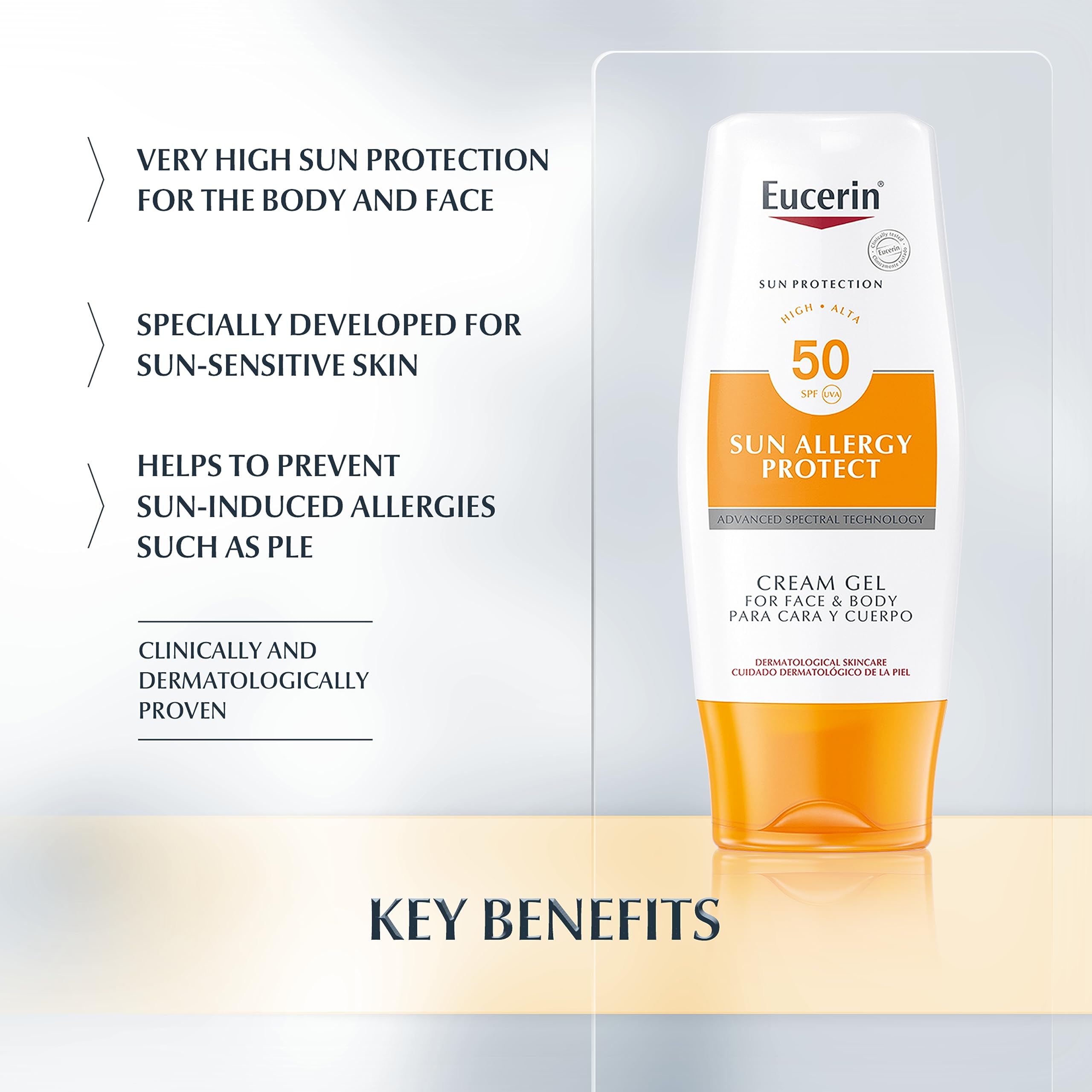 Eucerin Sun Allergy Protect Gel-CreamSPF50+ (150ML)