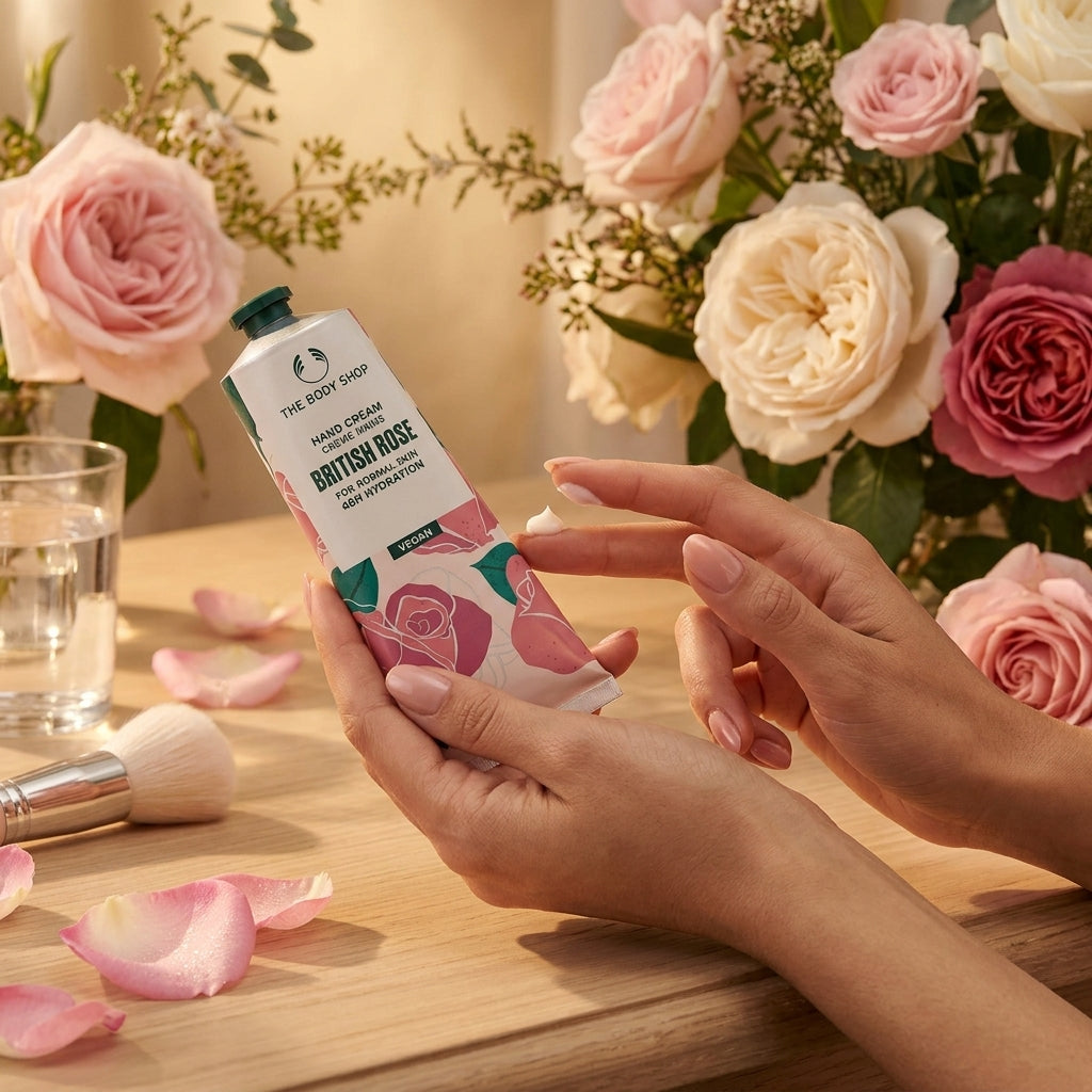 The Body Shop British Rose Hand Cream 100ml