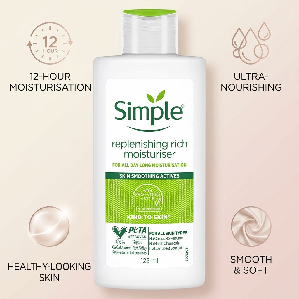 Simple Replenishing Rich Moisturiser 125ml