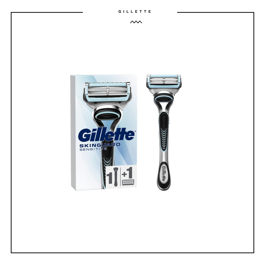 Gillette skinguard sensitive razor for men one head one blade