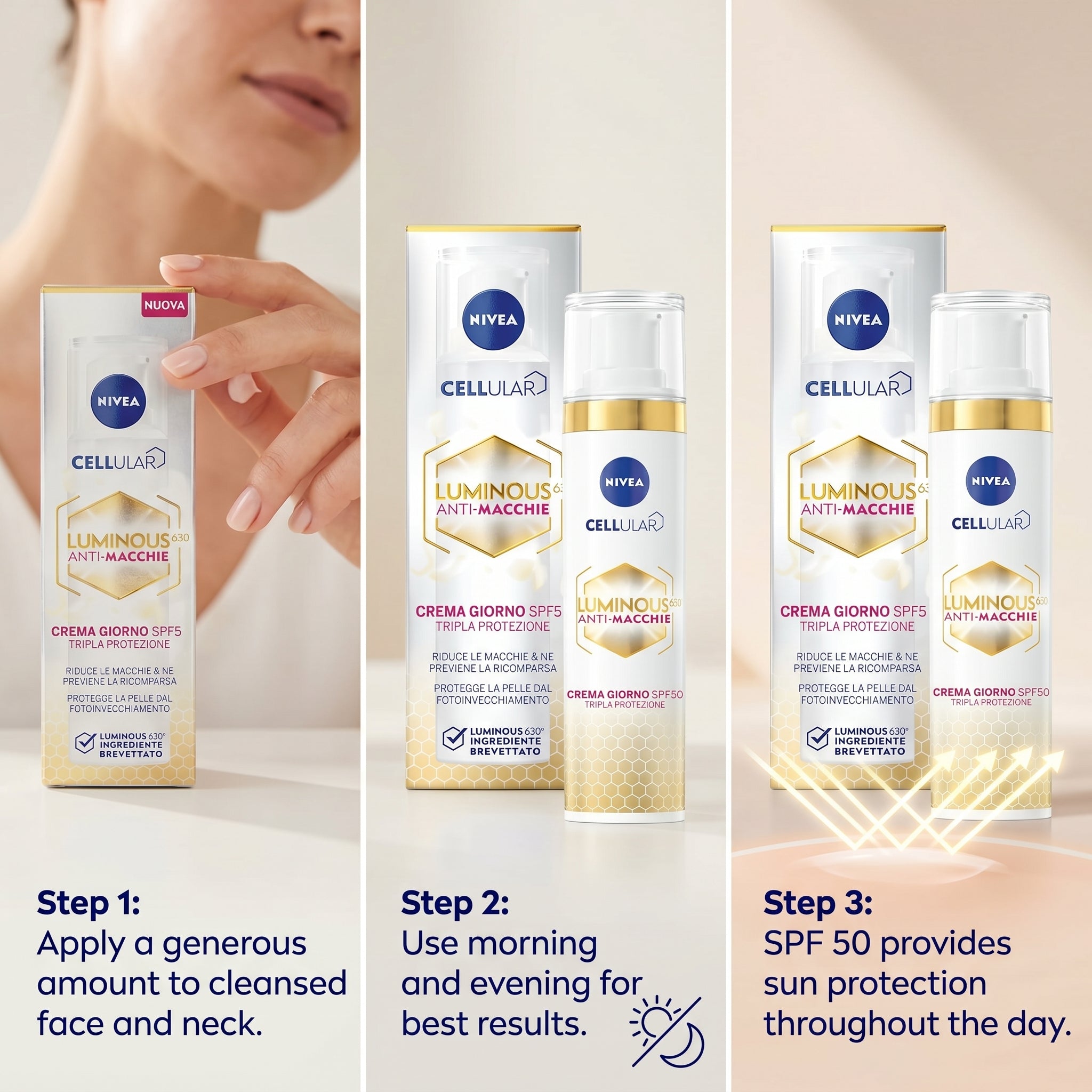 Nivea Cellular Luminous 630 Anti Macchie Crema Giorno 40ml