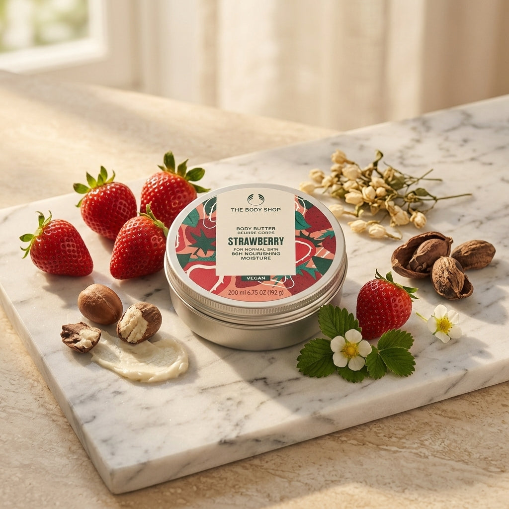 The Body Shop Strawberry Body Butter 96h Nourishing Moisture 200ml