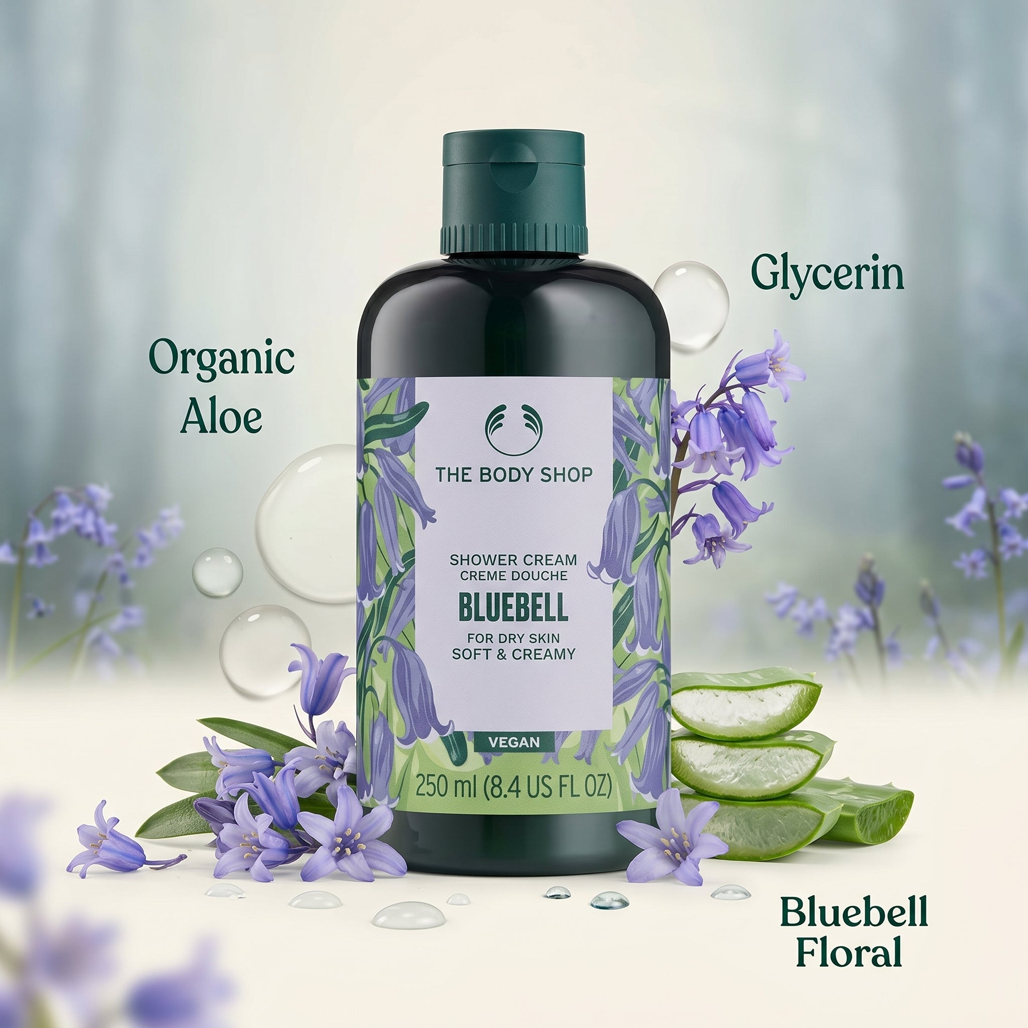 The Body Shop Bluebell Shower Cream 200ml
