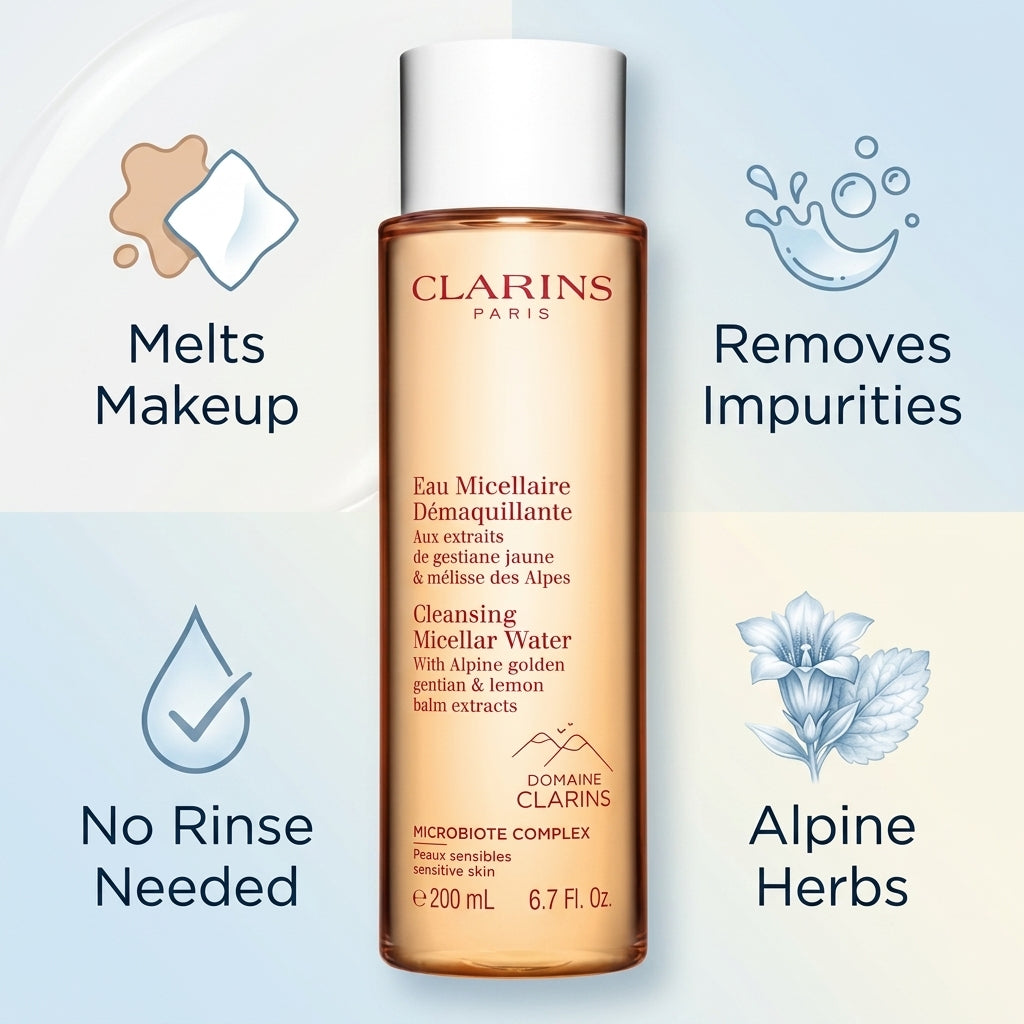 Clarins Cleansing Micellar Water 200ml