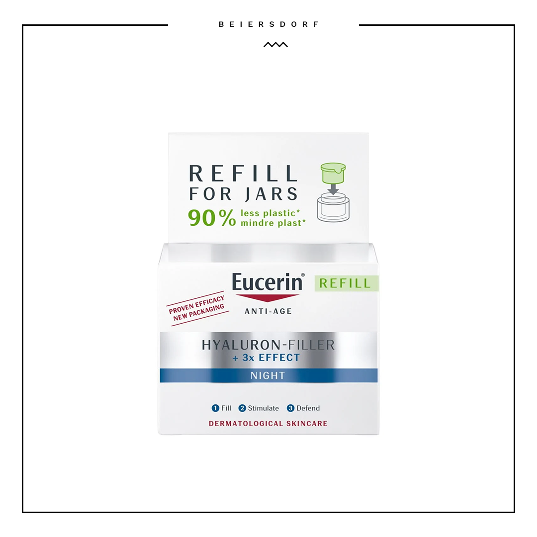 Eucerin Hyaluron-Filler + 3x Effect Night Care Refill 50 ml