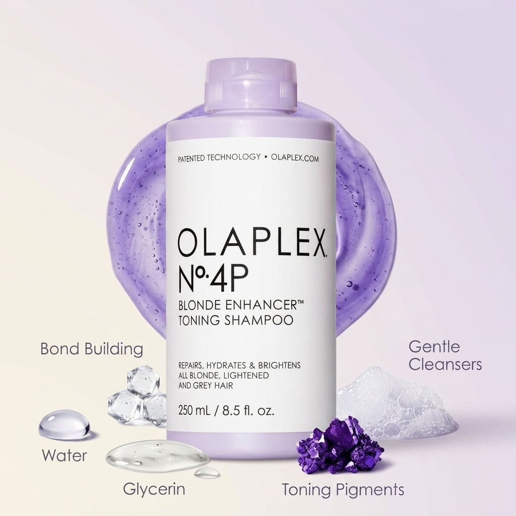 Olaplex No. 4P Blonde Enhancer Toning Shampoo 250ml