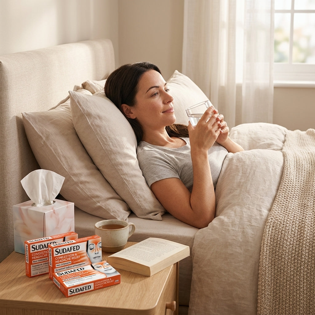 Congestion Headache Maximum Strength Capsules - Sudafed 16caps