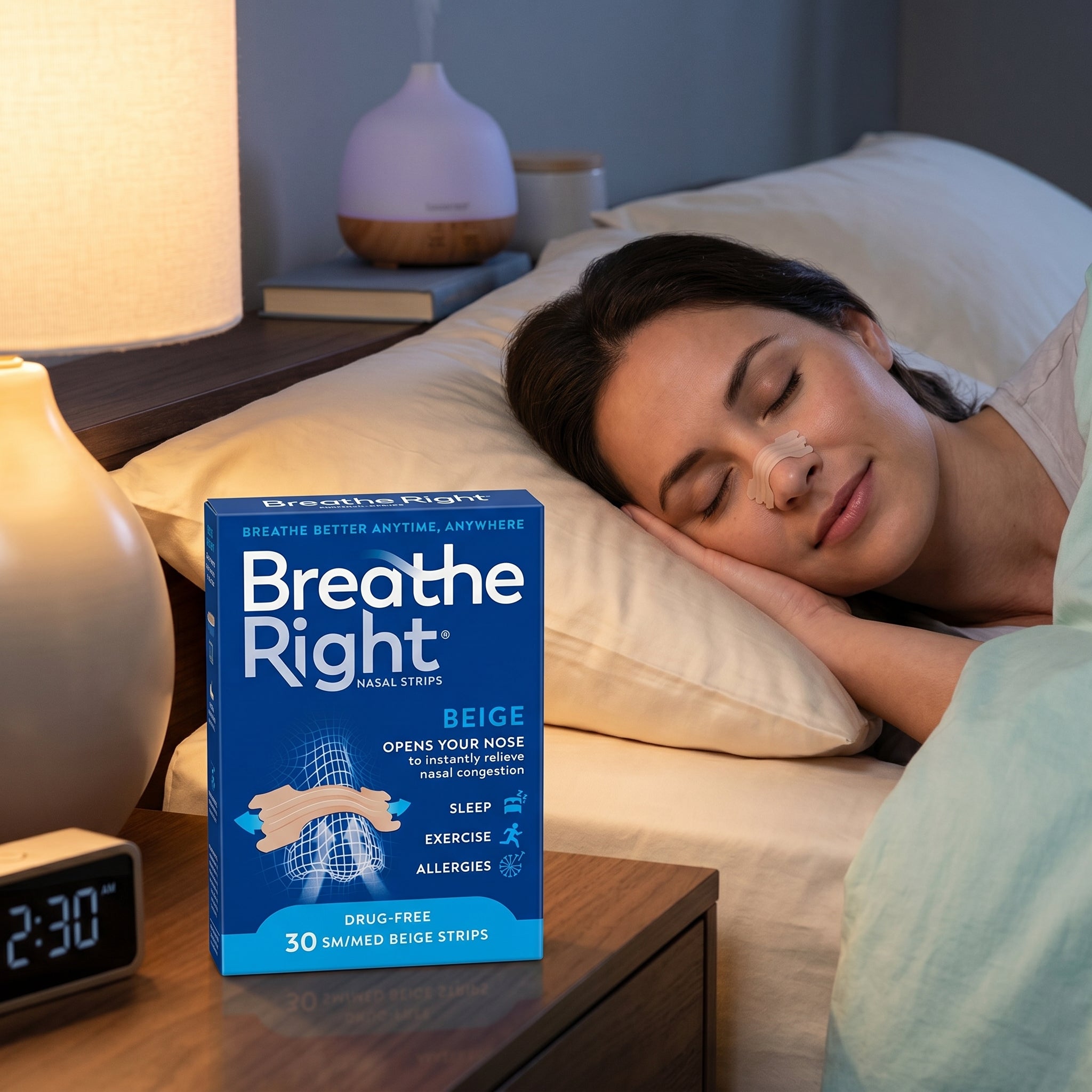 Breathe Right Nasal Strips Original Small/Medium 30 Strips