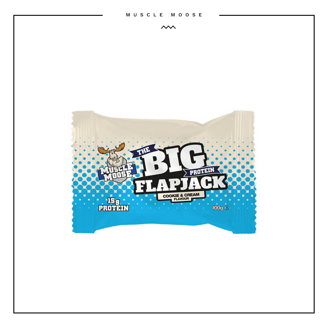 The Big Protein Flapjack Cookie & Cream 100g