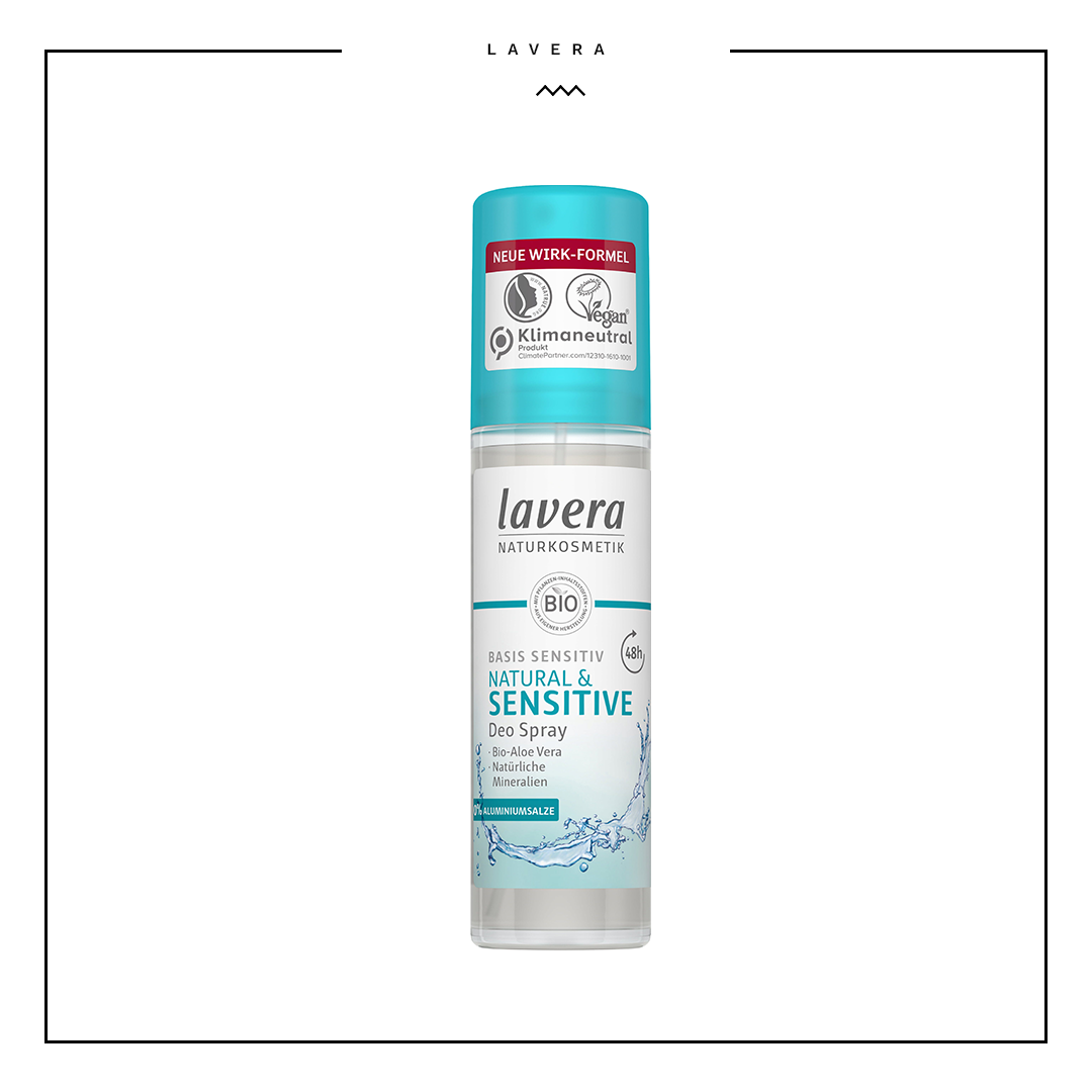 Lavera Basis Sensitiv Natural & Senstiv Deo Spray 75ml