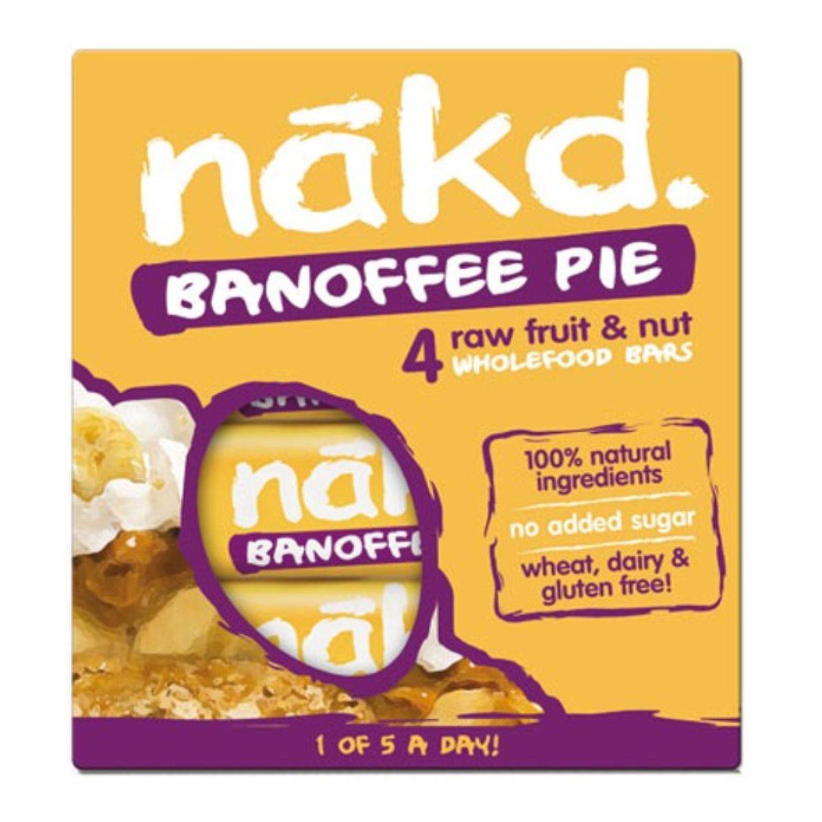 Nakd Banoffee Pie Bar - Multipack (35gx4)