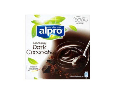 Alpro Dark Chocolate Dessert [(125g x 4)] Alpro
