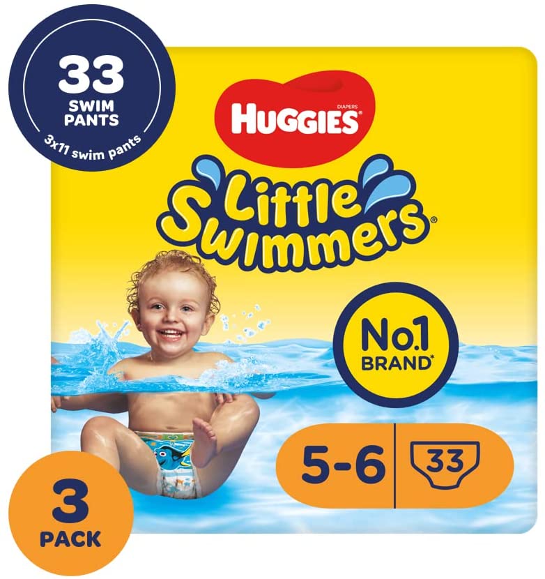 Huggies Little Swimmers Swim Nappies - Size 2-3 (12 Pants)