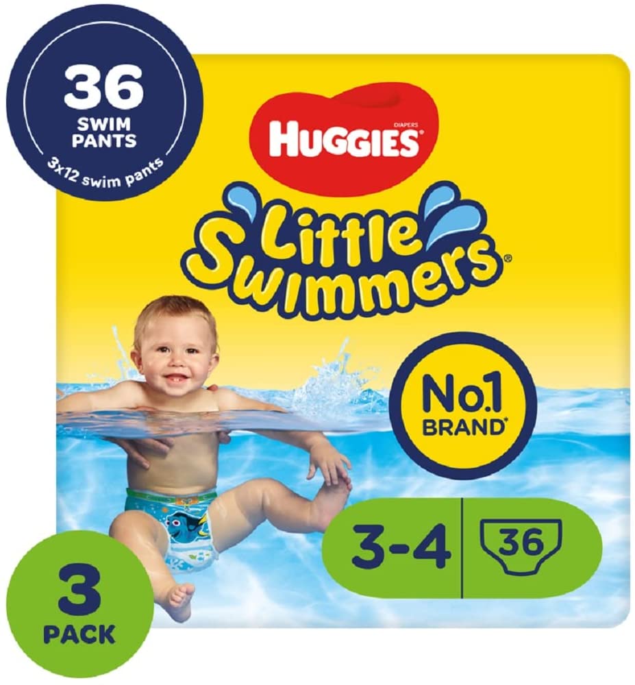 Huggies Little Swimmers Swim Nappies - Size 3-4 (12 Pants)
