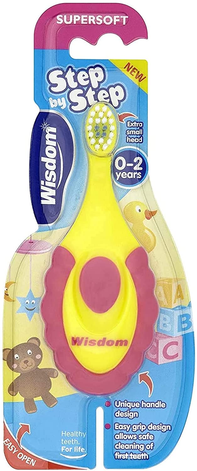 Wisdom Step By Step Super Soft Toothbrush For Children of 0-2 Year Old