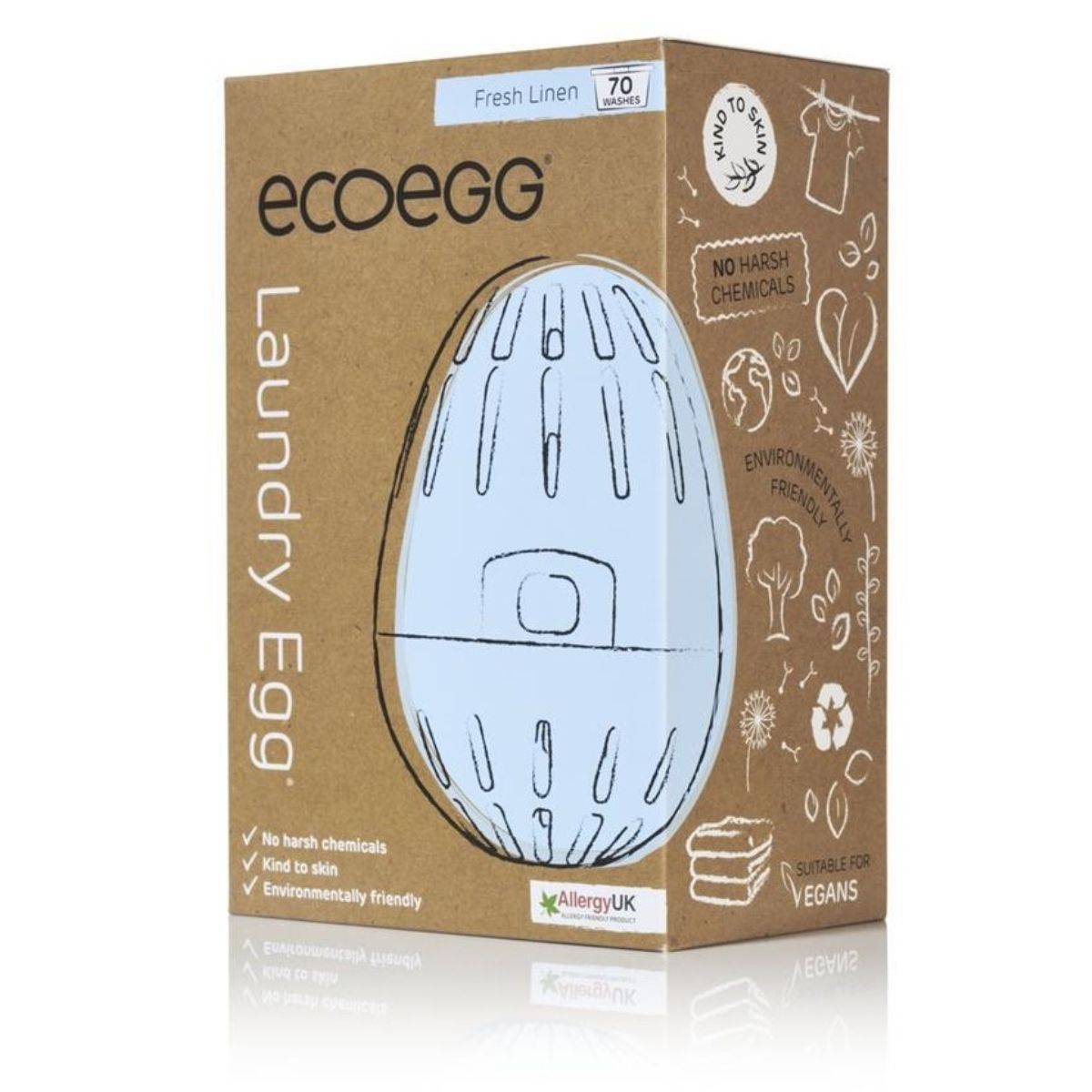 Ecoegg Laundry Egg - 70 Wash Fresh Linen Single