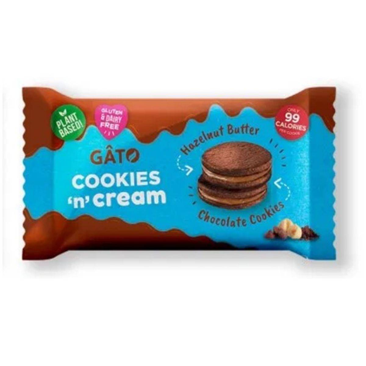 Gato Cookies n Cream - Choc Hazelnut Butter 42g x 16
