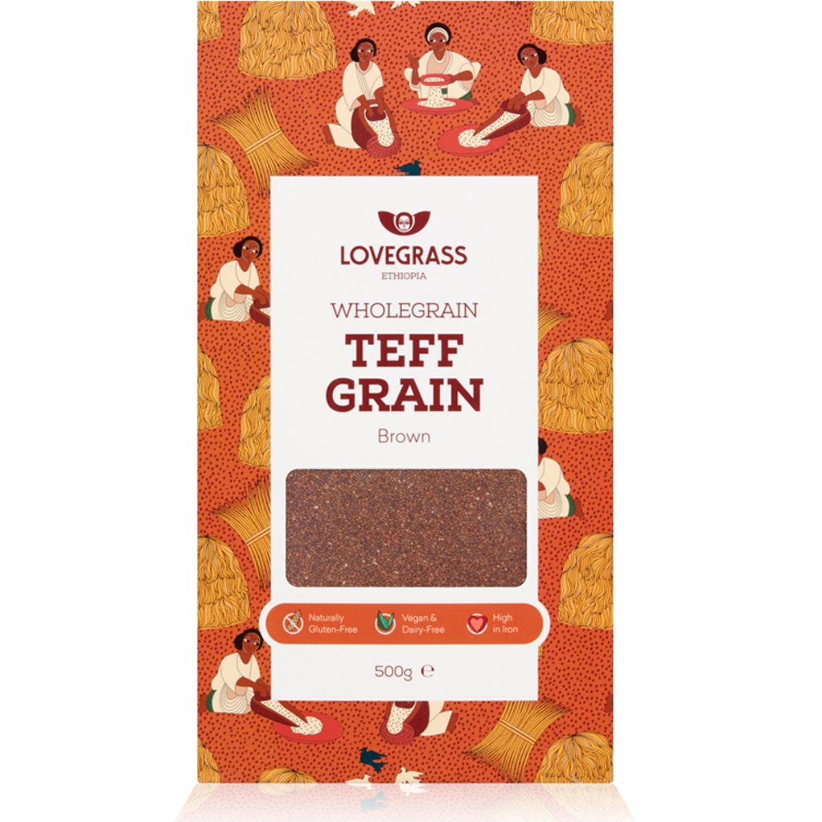 Lovegrass Ethiop Ethiopia Brown Teff Grain 500g