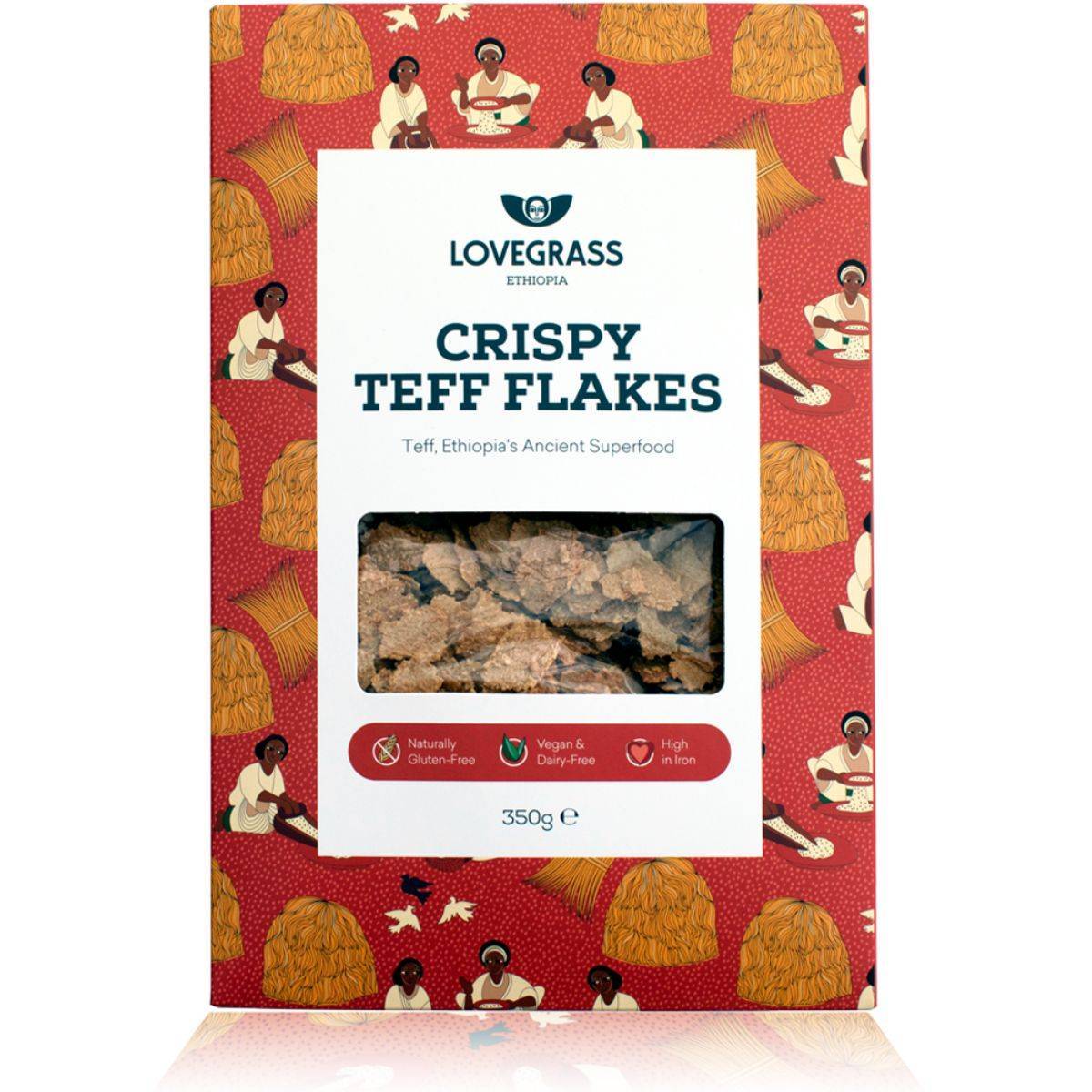 Lovegrass Ethiop Ethiopia Crispy Teff Flakes 350g