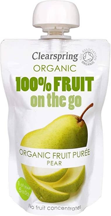 Clearspring Organic Fruit On The Go - Pear 120g x 8