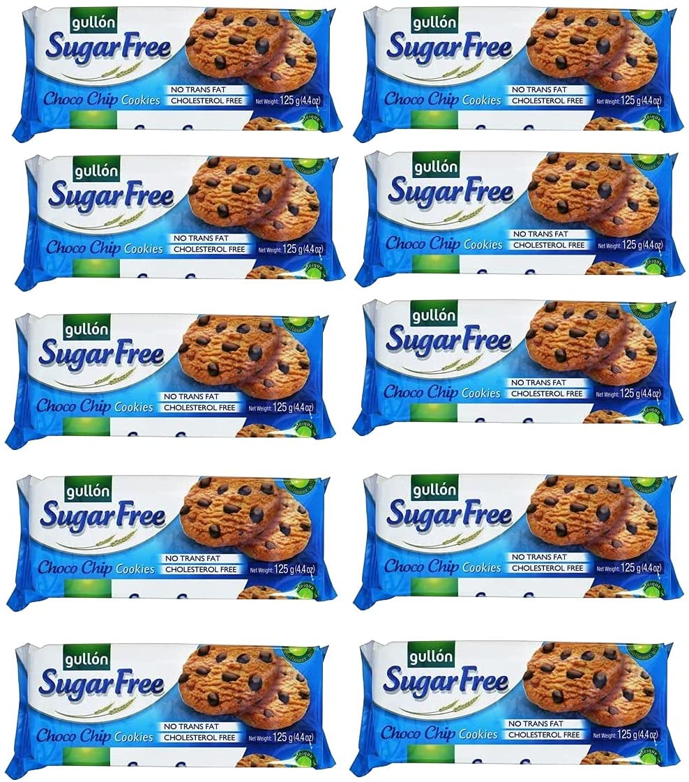 Gullón Sugar Free Chocco Chip Biscuits 125g