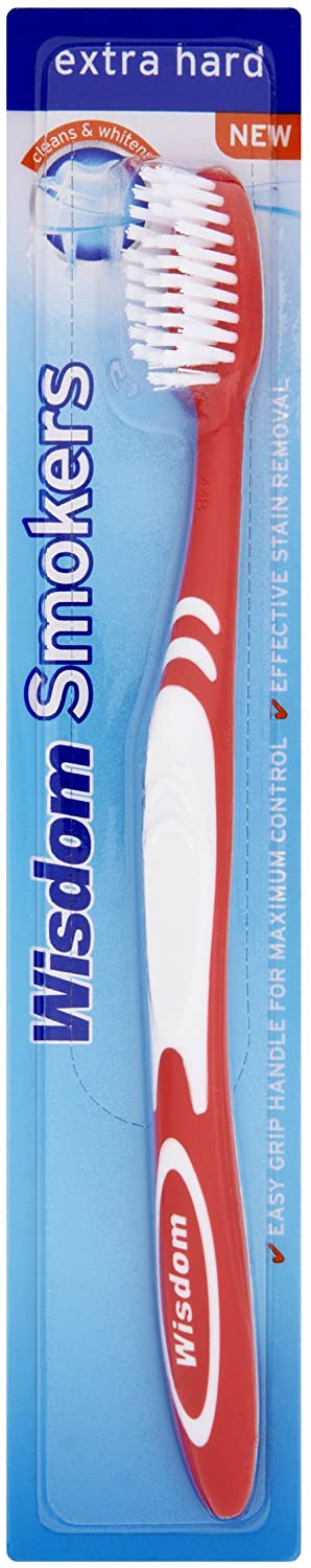 Wisdom Smokers Extra Hard Brush Toothbrush