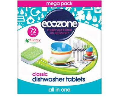 Ecozone Dishwasher Tablets All In One [72s] Ecozone