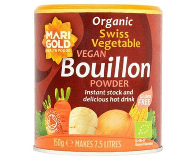 Marigold Swiss Vegetable Bouillon - Org & Vegan [150g] Marigold