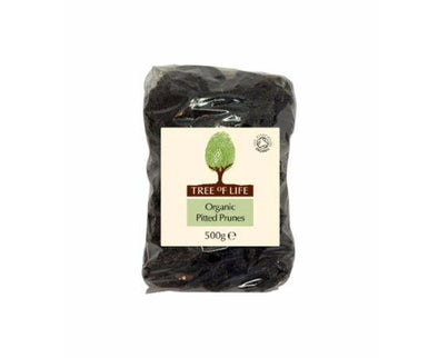 Tree Of Life Organic Prunes - Pitted [500g x 6] Tree Of Life