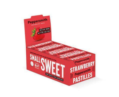Peppersmith Xylitol Strawberry Pastilles [15g x 12] Peppersmith