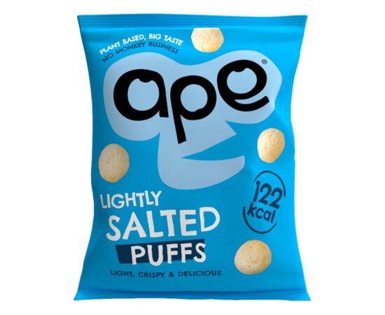 APE SNACKS APE COCONUT PUFF SALTED 25G X 24