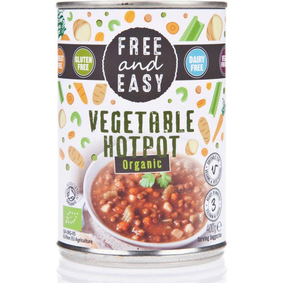 Free & Easy Organic Vegetable Hotpot 400g