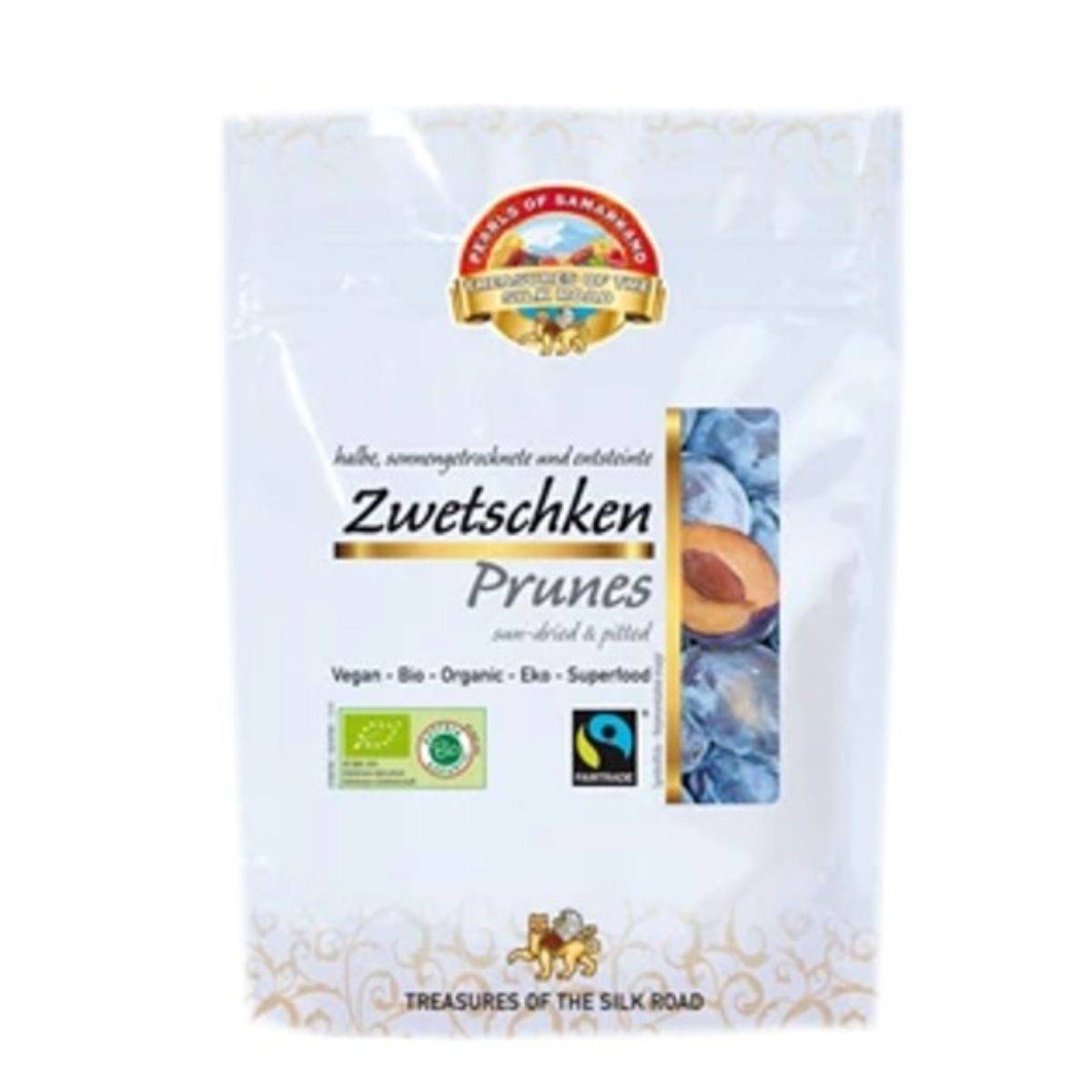 Pearls Of/S'kand Of Samarkand Organic & Fairtrade Prunes 100g