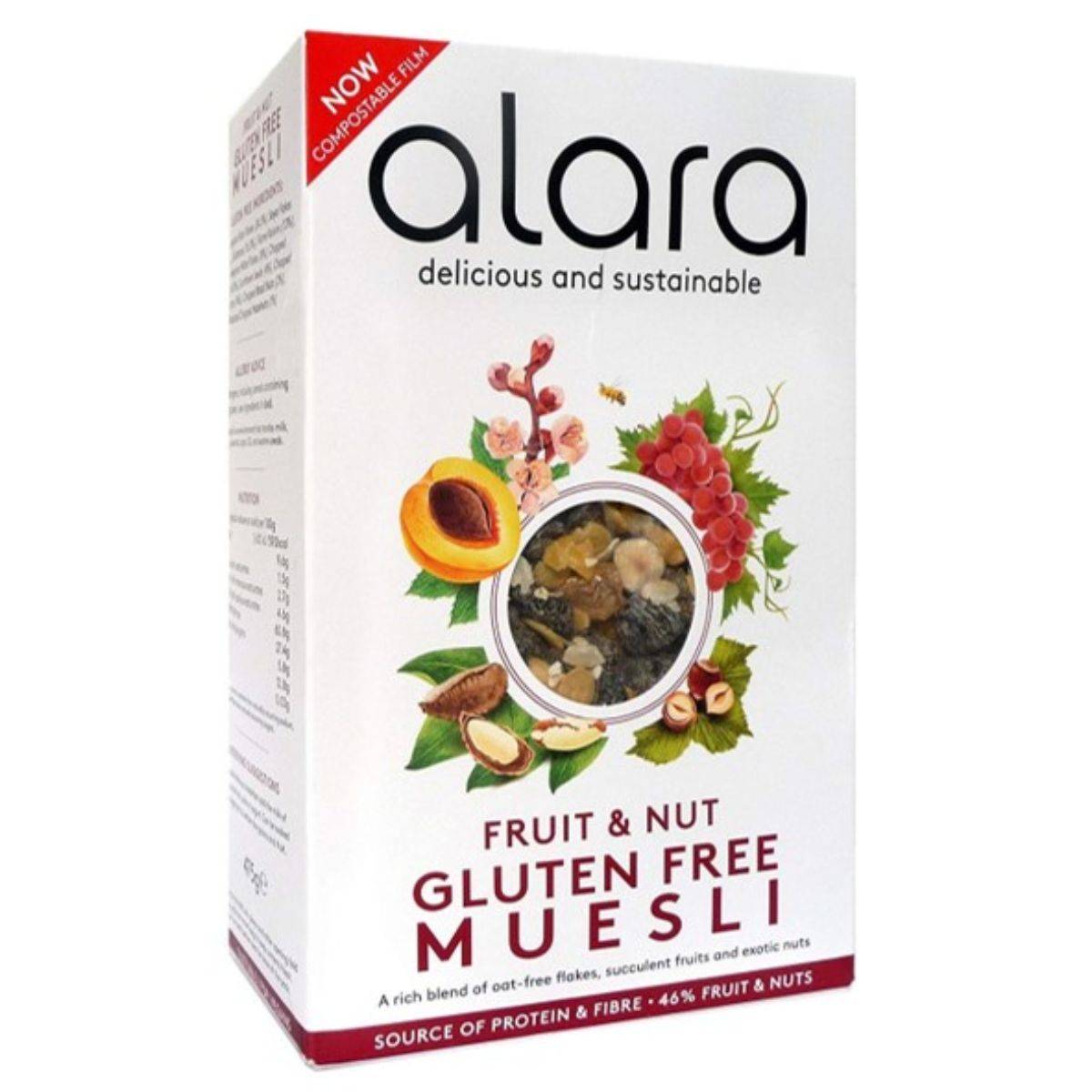 Alara Gluten Free Fruit & Nut Muesli 475g