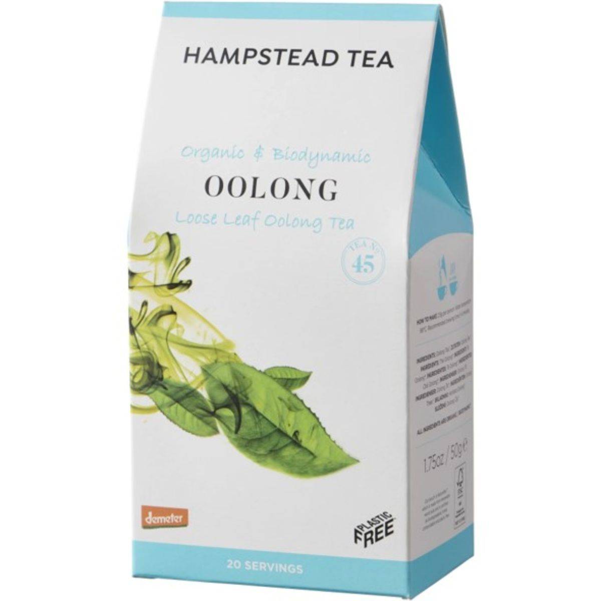 Hampstead Organic Biodynamic Oolong Leaf Tea 50g