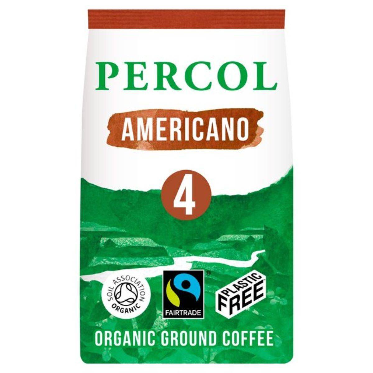 Percol Rich Americano Ground Coffee - Plastic Free 200g