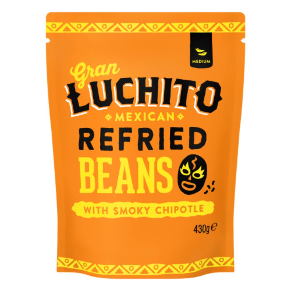 Gran Luchito Chipotle Refried Beans 430g