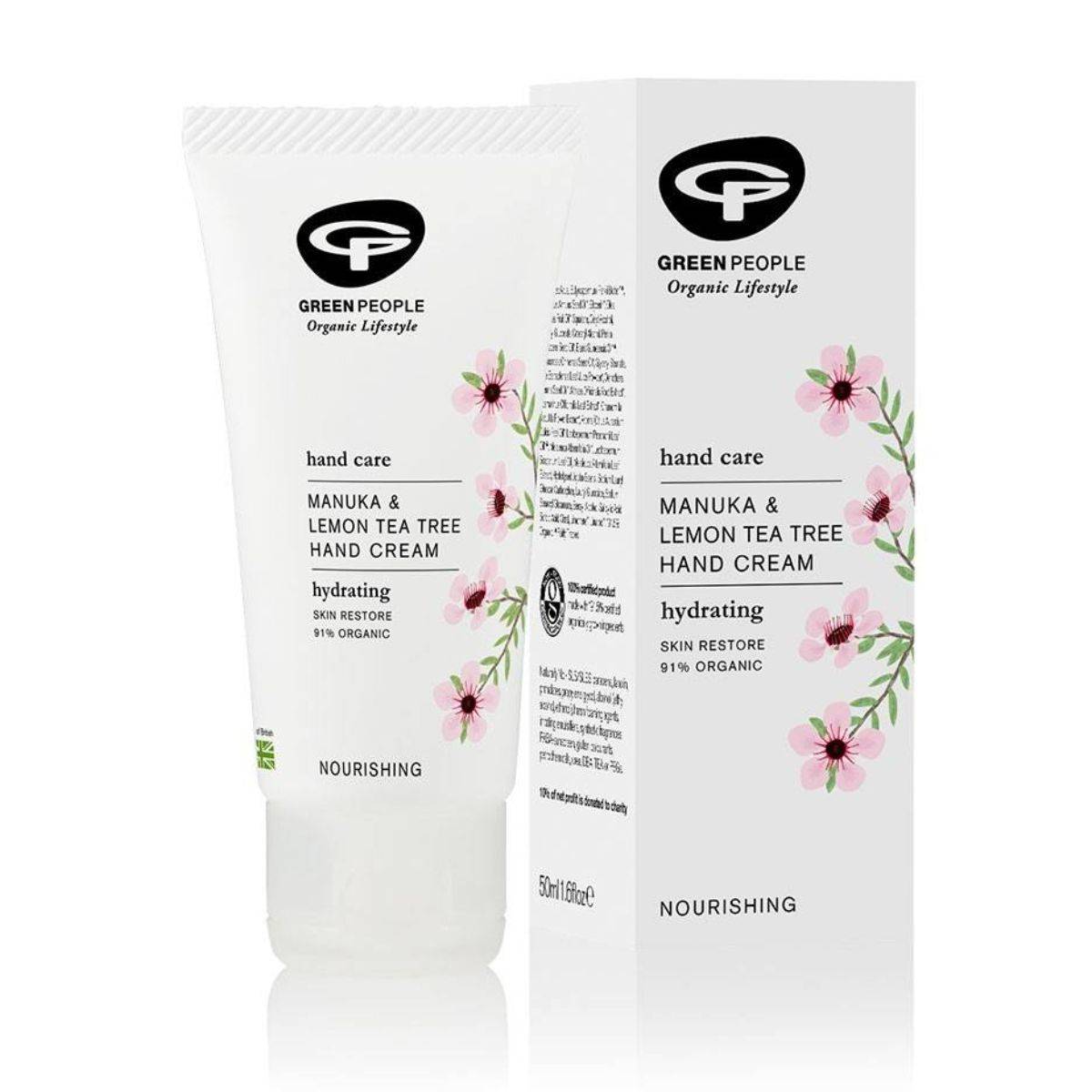 Green People Manuka & Lemon Tea Tree Hand Cream 50ml