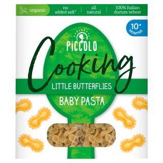 Piccolo Organic Baby Pasta Butterflies - 10m+ 400g x 4