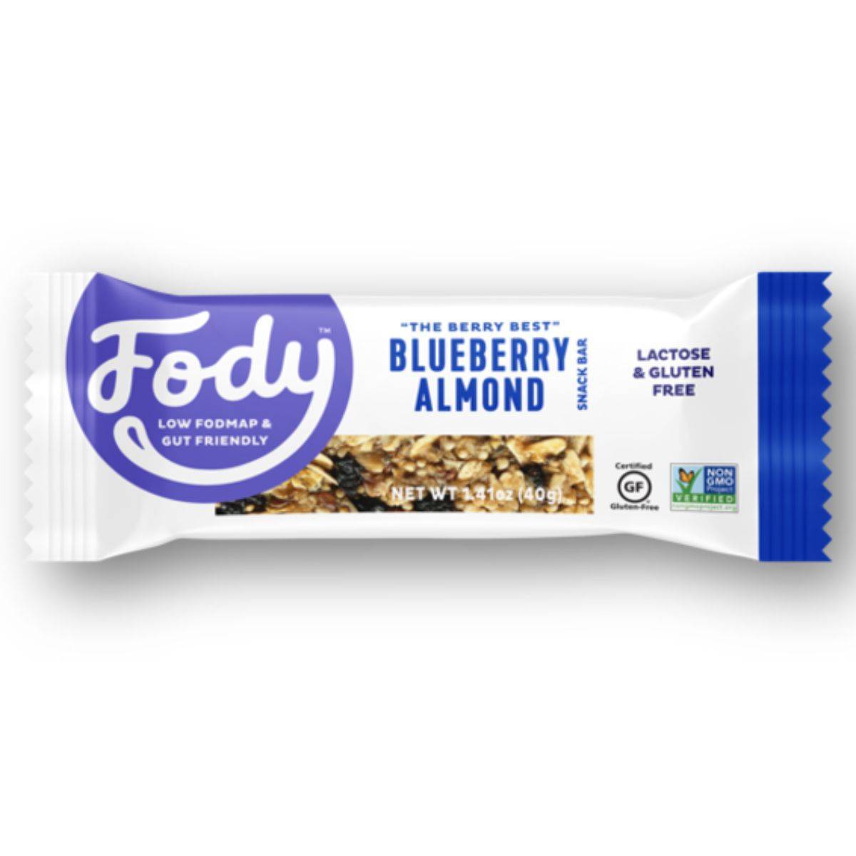 Fody Blueberry & Almond Bar 40g x 12
