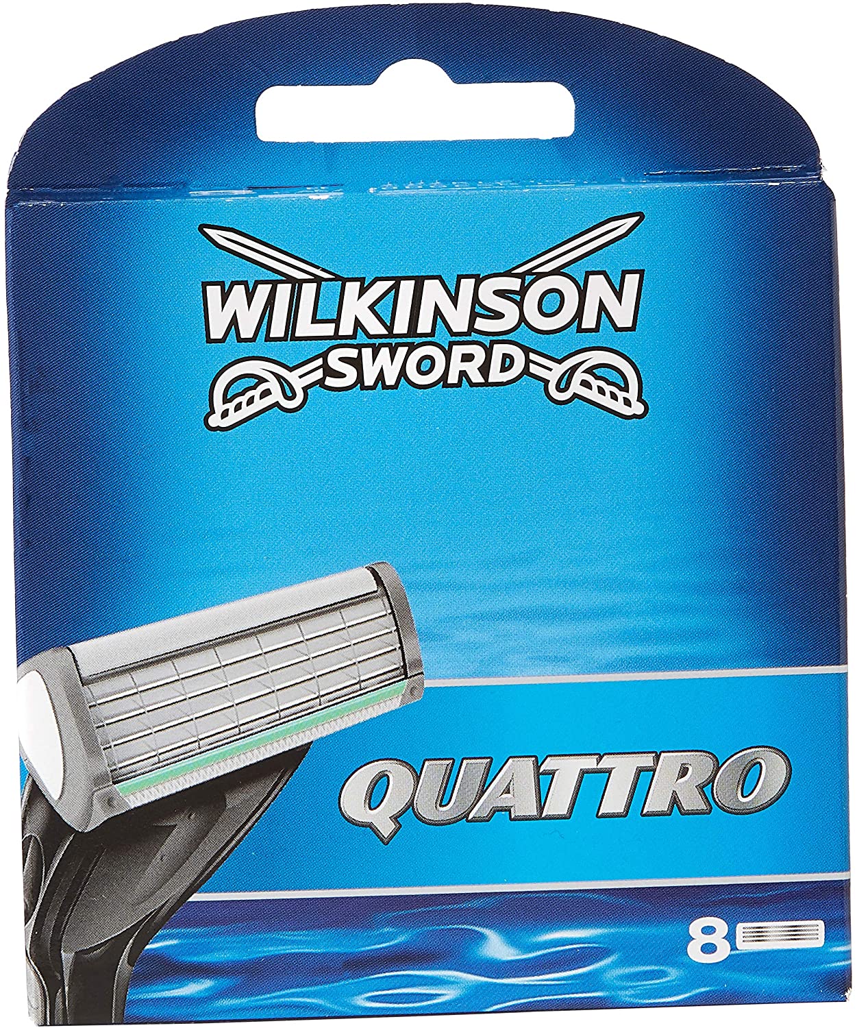 Wilkinson Sword Quattro Razor Blade (8 Blades)