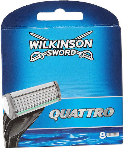 Wilkinson Sword  Quattro Razor Blade (8 Blades)