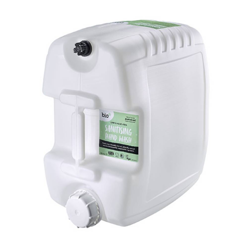 Bio-D Sanitising Hand Wash - Lime & Aloe Vera 20Ltr