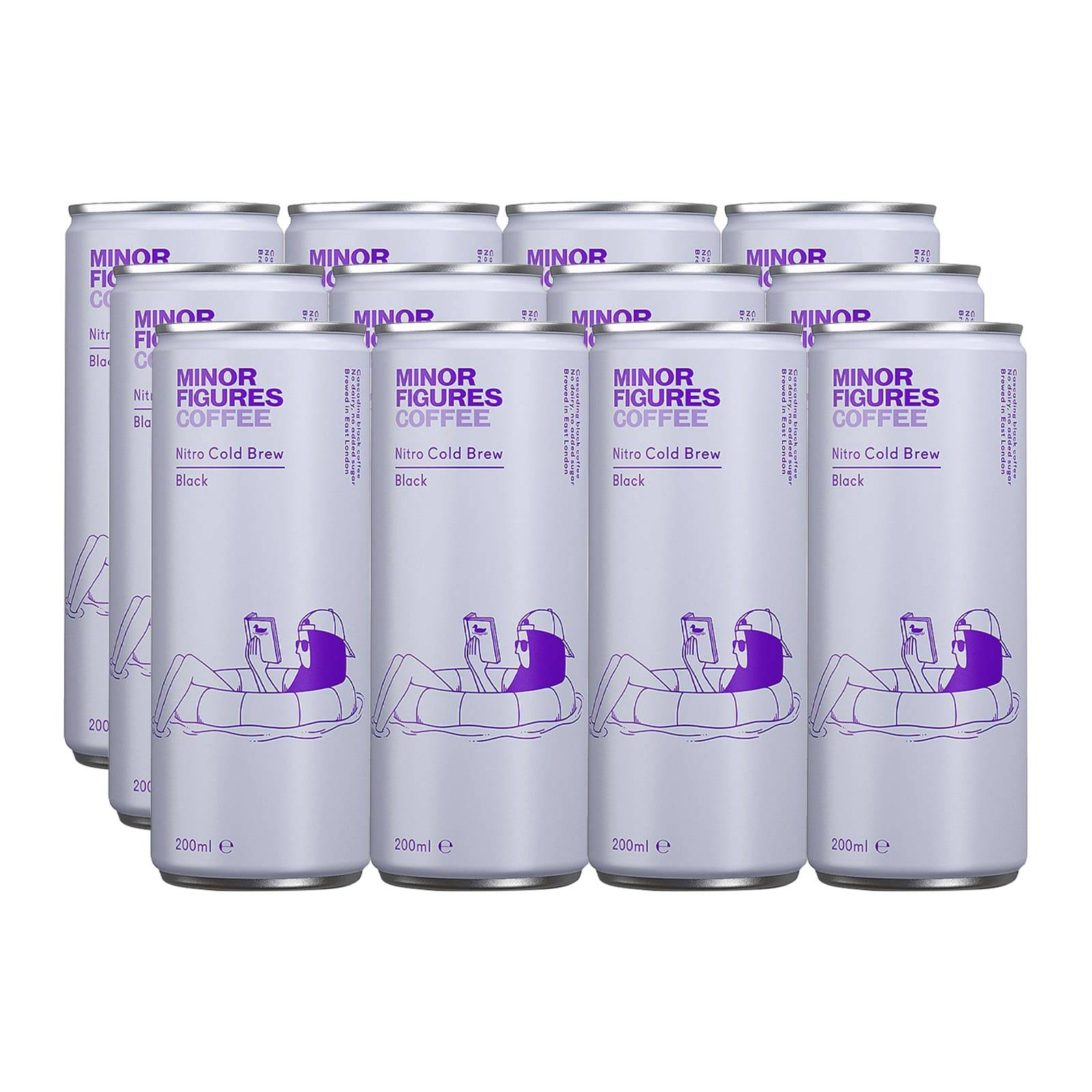 Minor Figures Black Coffee Drink 200ml x 12
