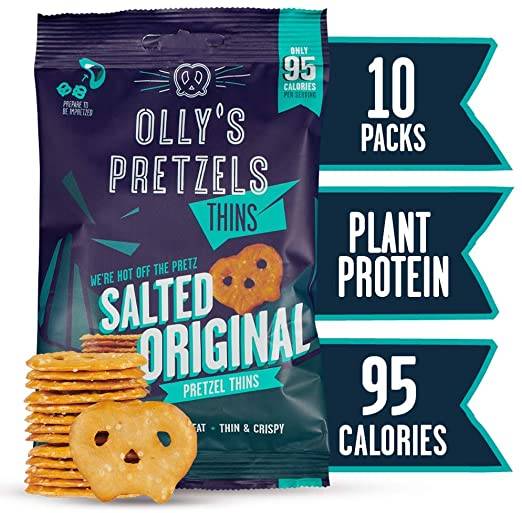 Ollys Pretzels Pretzel Thins - Original Salted 35g x 10
