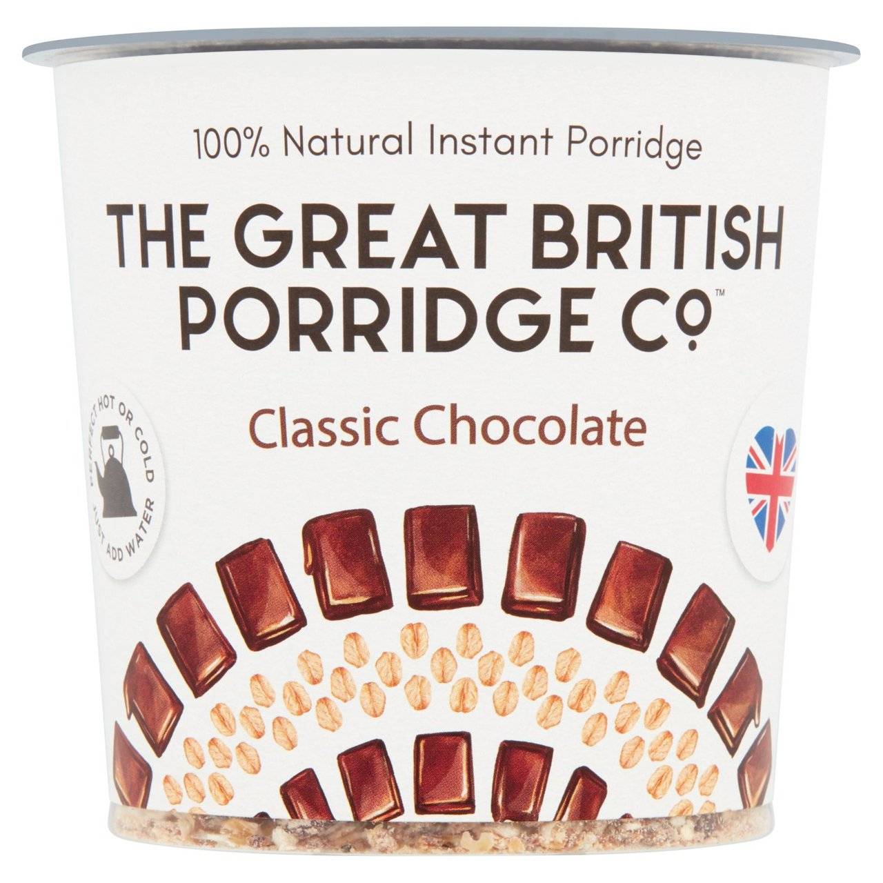 GB Porridge Classic Chocolate Instant Pot 60g x 8