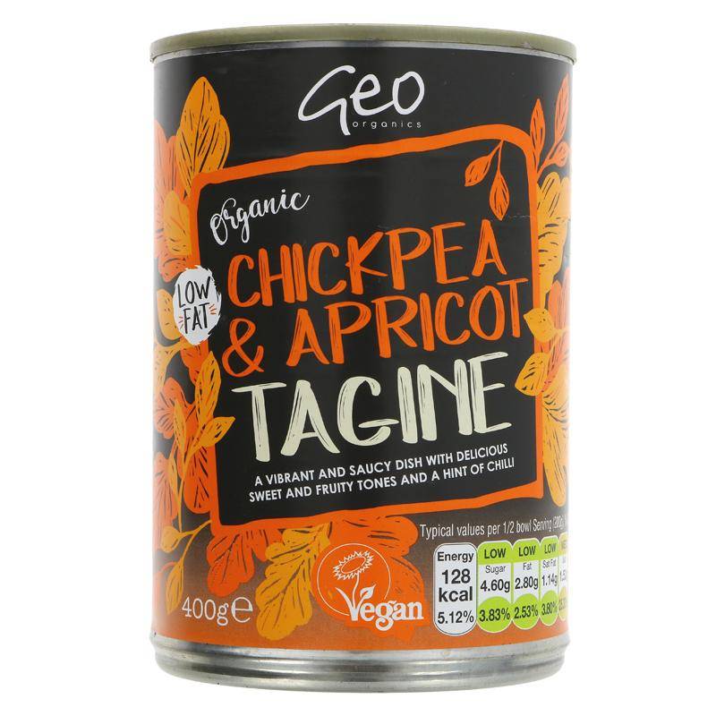 Geo Organics Chickpea & Apricot Tagine 400g x 6