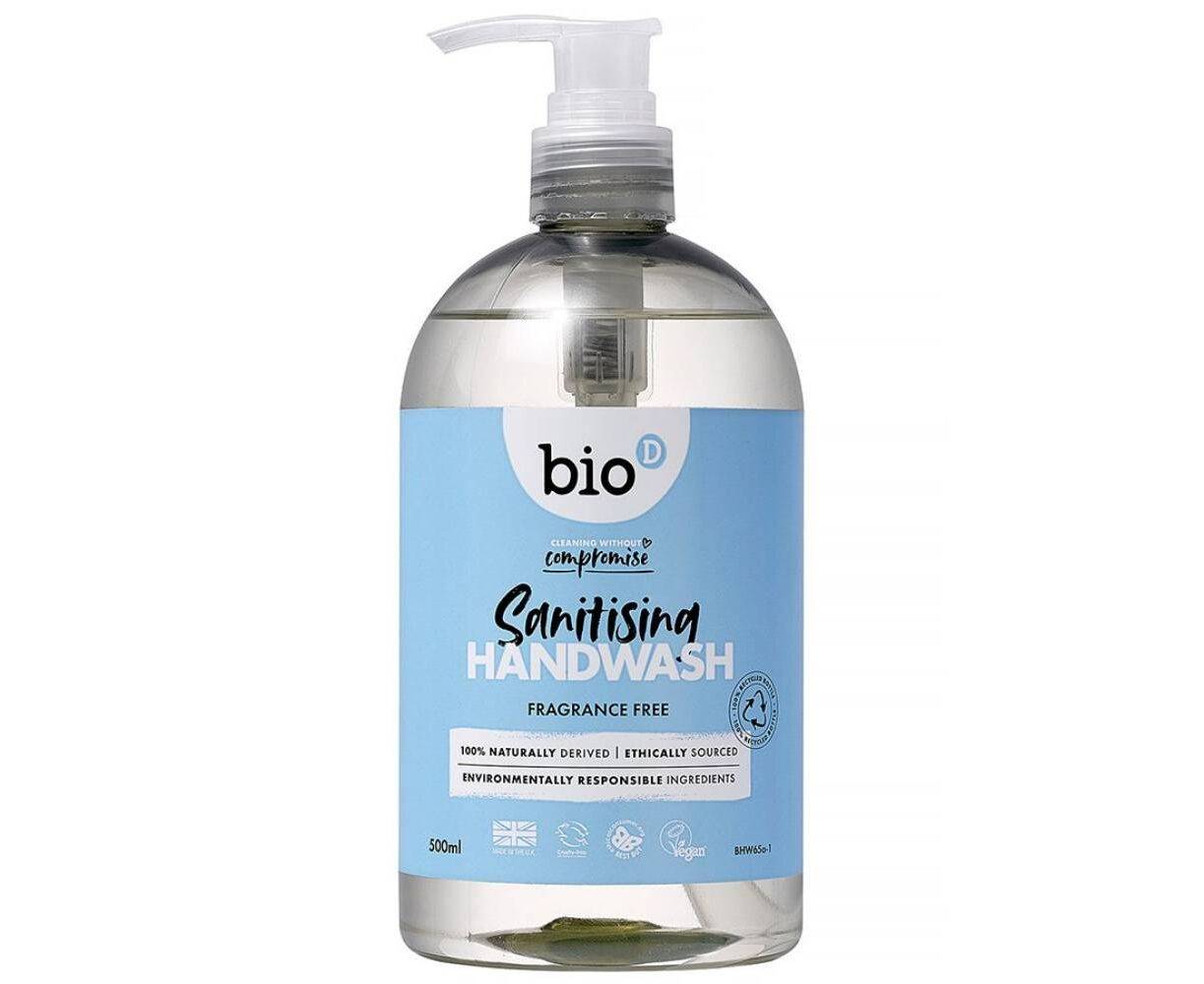 Bio-D Anti Bacterial Hand Wash - Fragrance Free 500ml