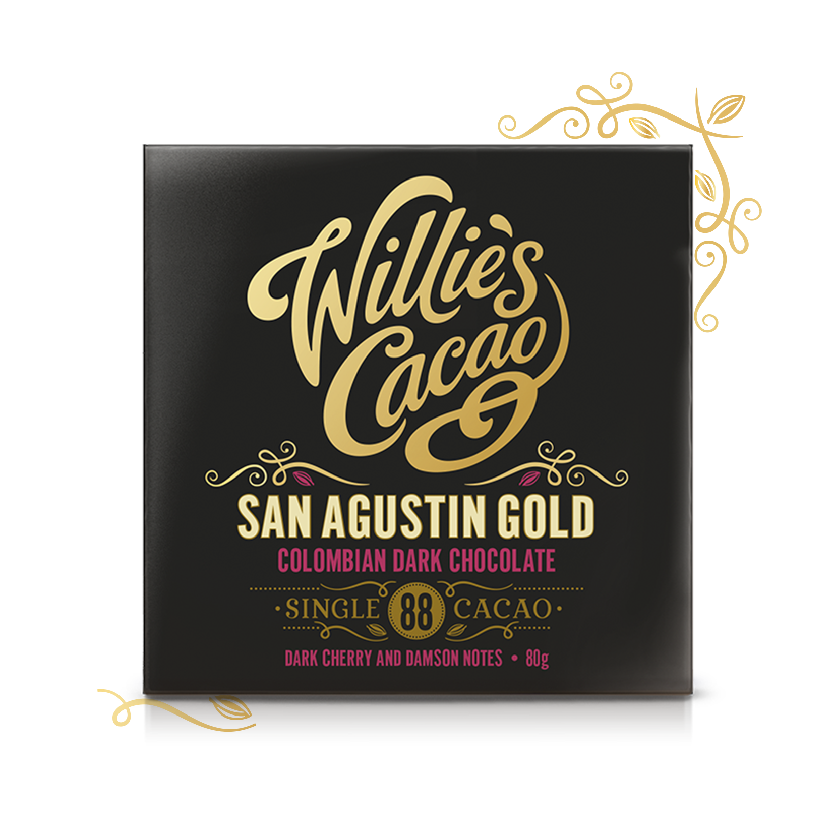Willies Cacao San Agustin Gold Colombian 88 80g